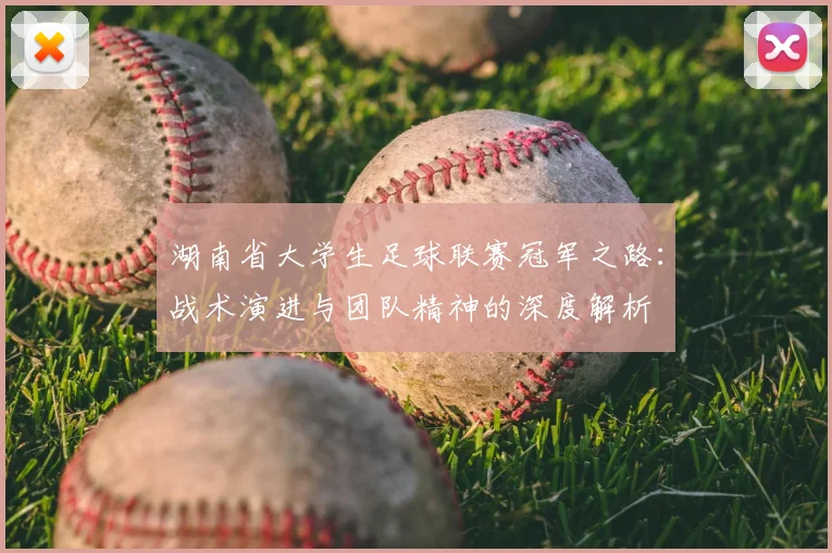 湖南省大学生足球联赛冠军之路：战术演进与团队精神的深度解析